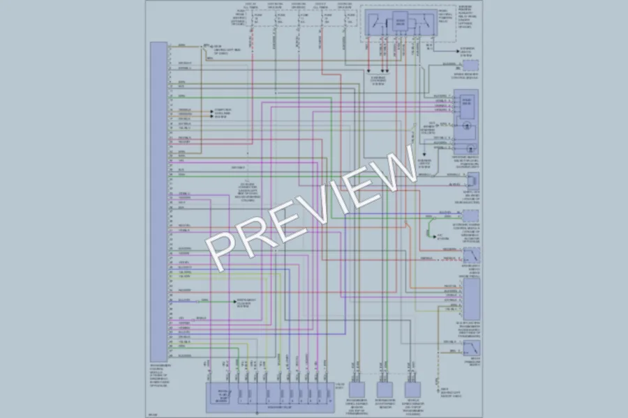 2003 Volkswagen GTI Transmission wiring diagram preview