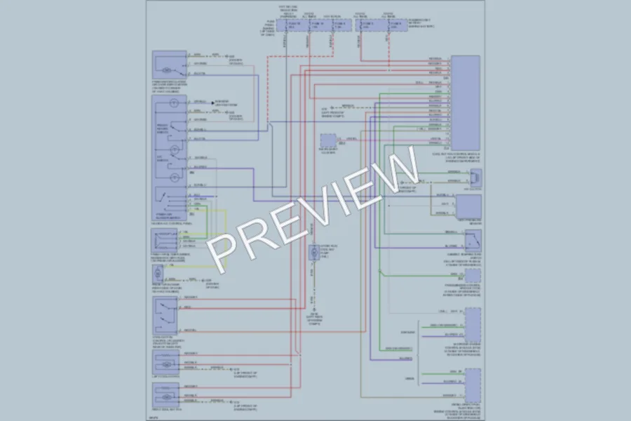 2003 Volkswagen Golf Air Conditioning wiring diagram preview