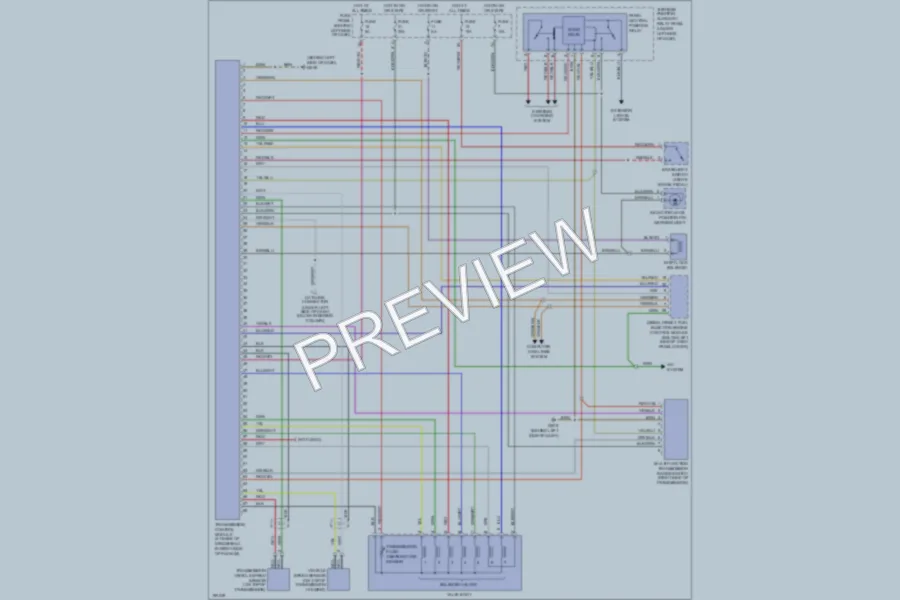 2003 Volkswagen Golf Transmission wiring diagram preview