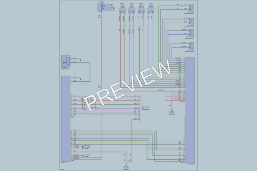 2003 Volkswagen Jetta Radio wiring diagram preview