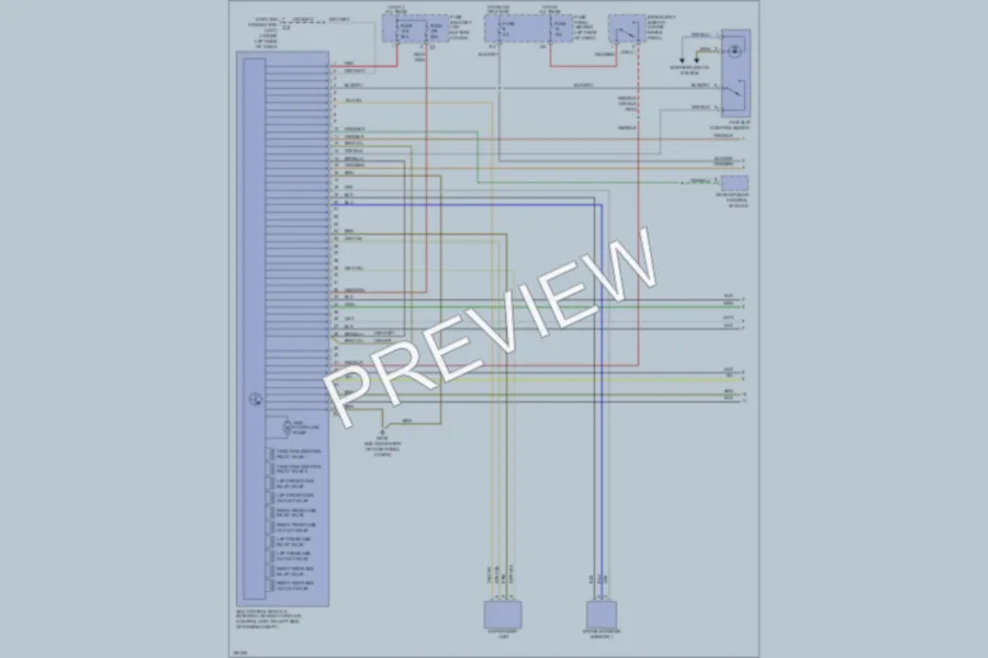 2003 Volkswagen NewBeetle Anti Lock Brakes wiring diagram preview