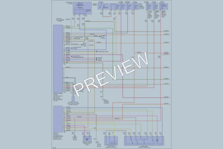2003 Volkswagen NewBeetle Anti Theft wiring diagram preview