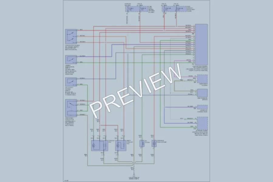 2003 Volkswagen NewBeetle Cooling Fan wiring diagram preview