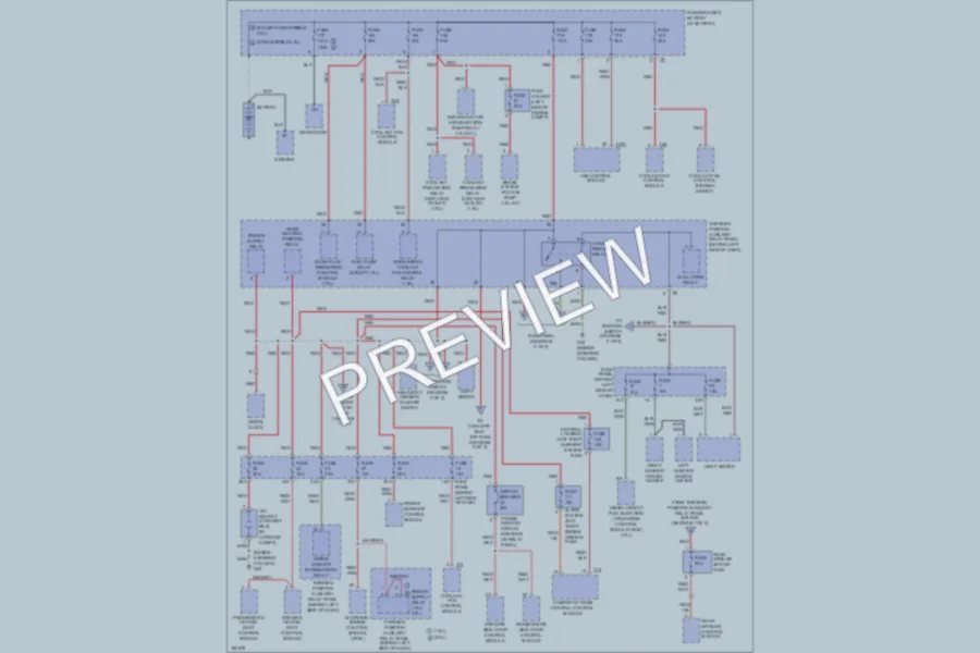 2003 Volkswagen NewBeetle Power Distribution wiring diagram preview