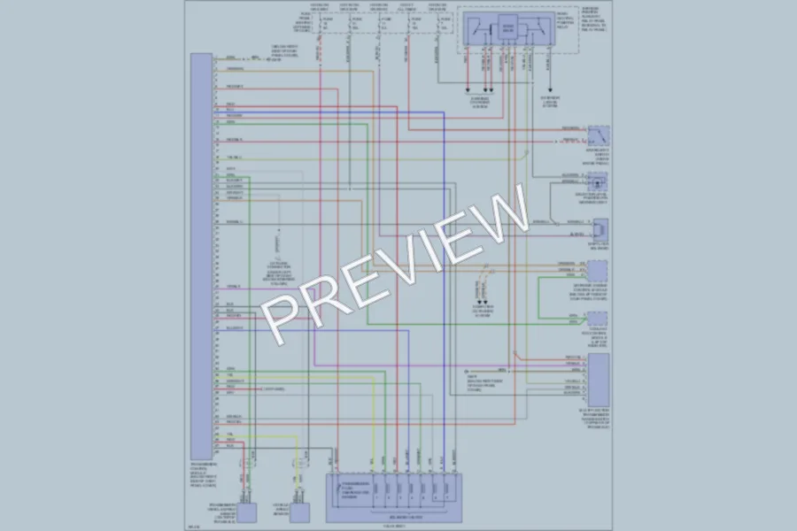 2003 Volkswagen NewBeetle Transmission wiring diagram preview