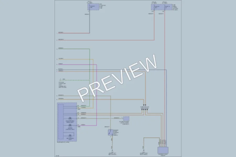 2003 Volkswagen Passat Anti Lock Brakes wiring diagram preview