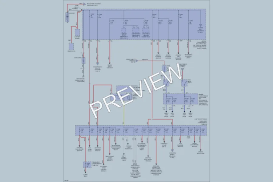 2003 Volvo S60 Power Distribution wiring diagram preview