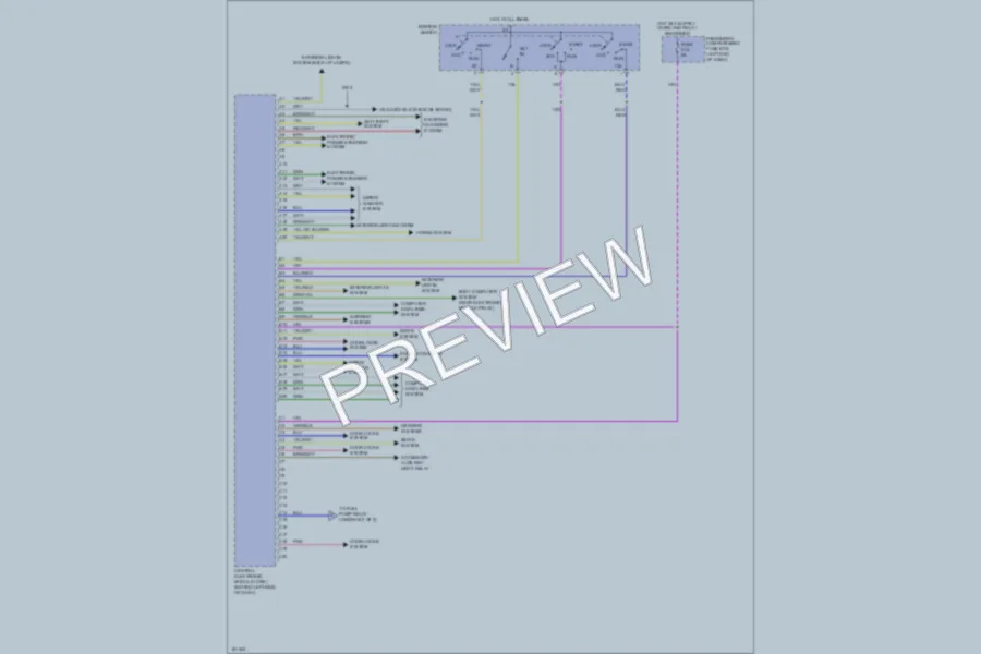 2003 Volvo S80 Body Control Modules wiring diagram preview