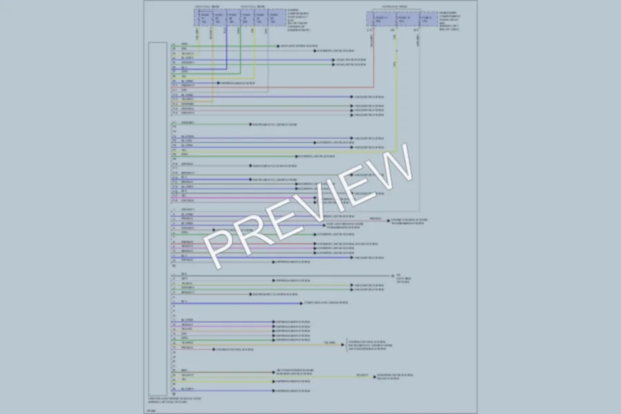 2003 Volvo V40 Body Control Modules wiring diagram preview