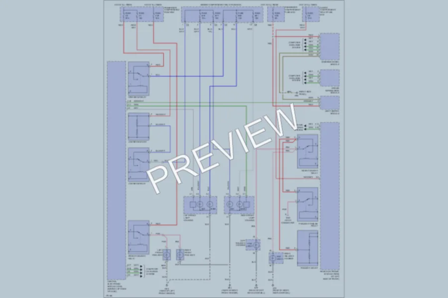 2003 Volvo V70 Headlights wiring diagram preview