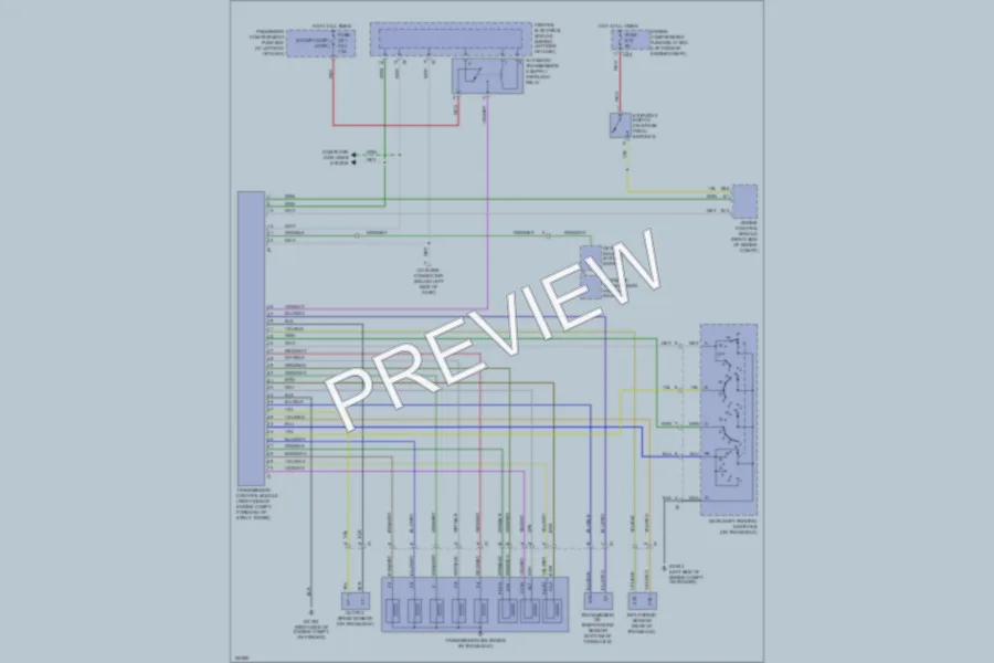 2003 Volvo V70 Transmission wiring diagram preview