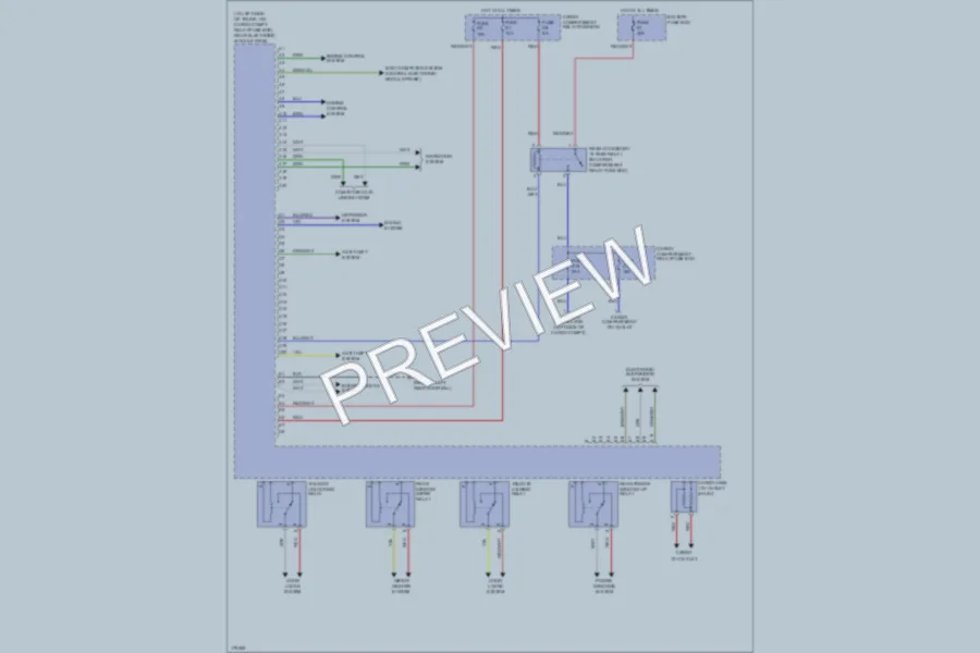 2003 Volvo XC70 Body Control Modules wiring diagram preview