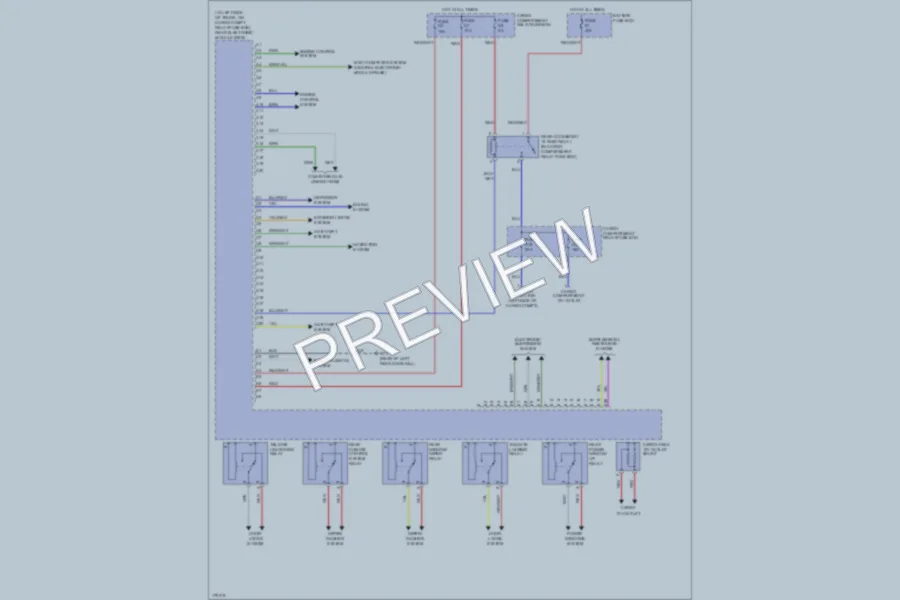 2003 Volvo XC90 Body Control Modules wiring diagram preview