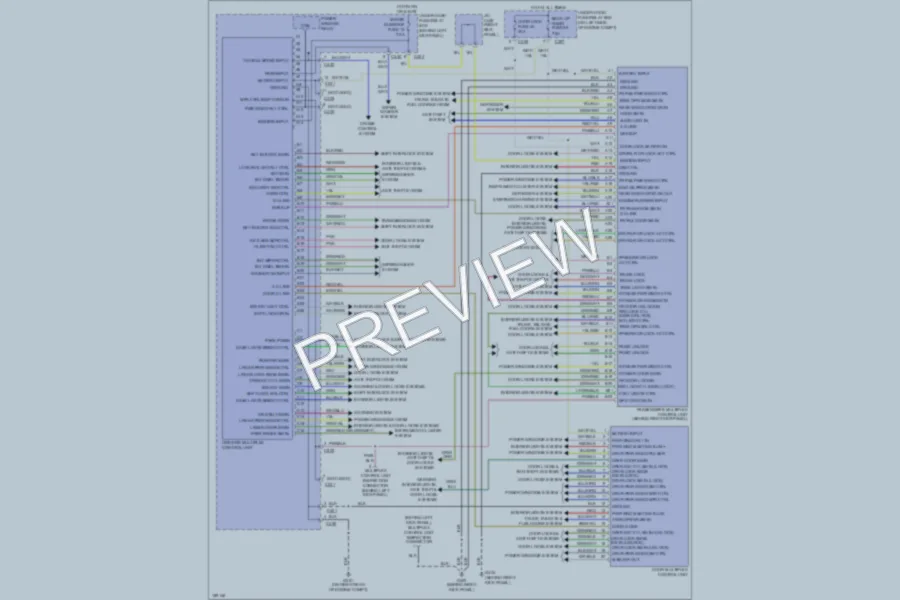 2004 Acura 35RL Body Control Modules wiring diagram preview