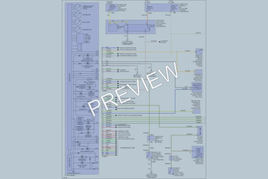 2004 Acura 35RL Instrument Cluster wiring diagram preview