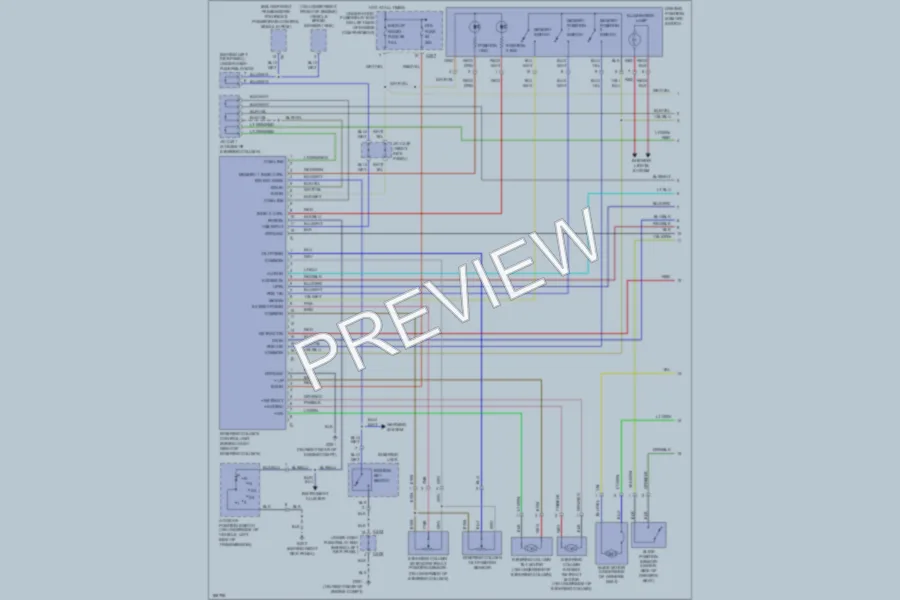 2004 Acura 35RL Memory Systems wiring diagram preview