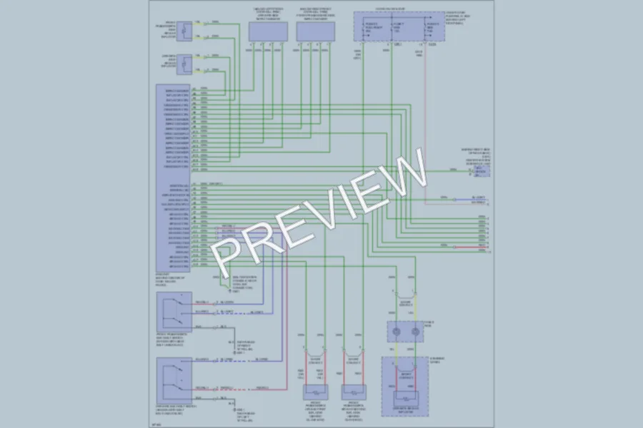2004 Acura 35RL Supplemental Restraints wiring diagram preview