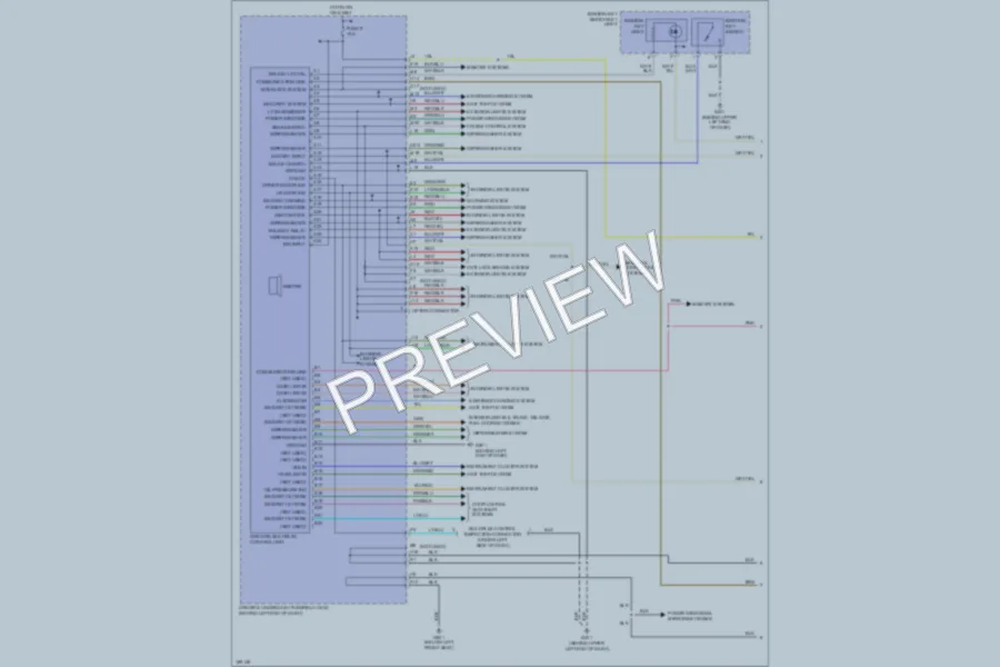 2004 Acura MDX Body Control Modules wiring diagram preview