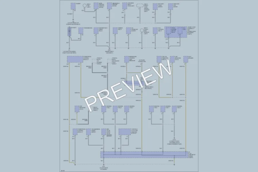 2004 Acura MDX Ground Distribution wiring diagram preview