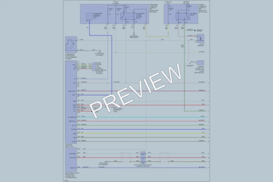 2004 Acura MDX Navigation wiring diagram preview