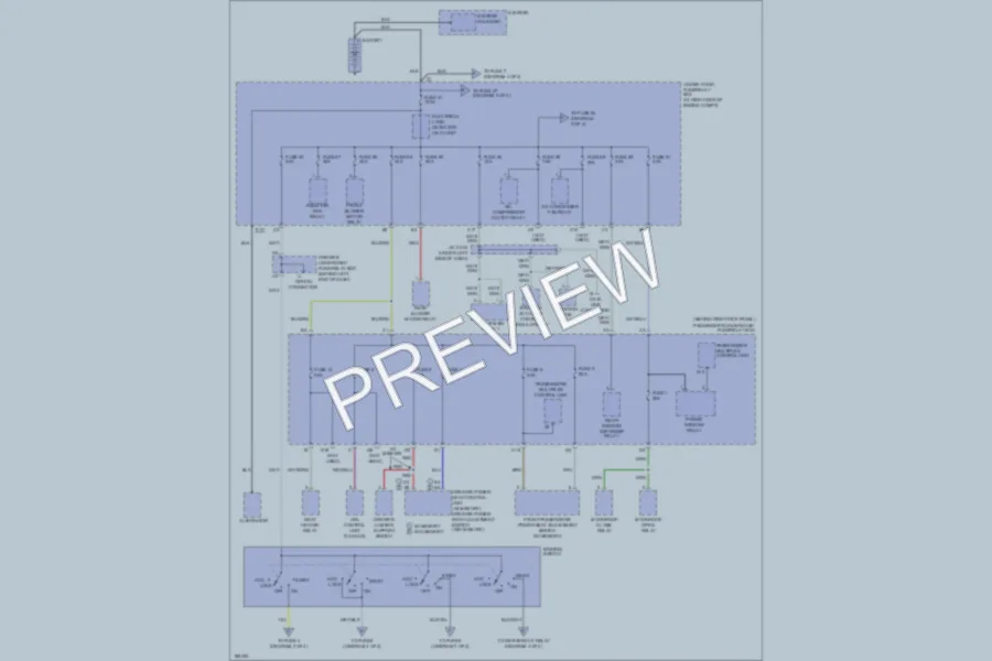 2004 Acura MDX Power Distribution wiring diagram preview