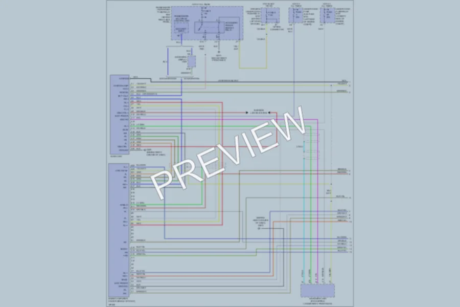 2004 Acura MDX Radio wiring diagram preview