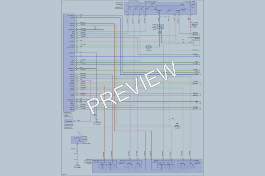 2004 Acura TL Memory Systems wiring diagram preview