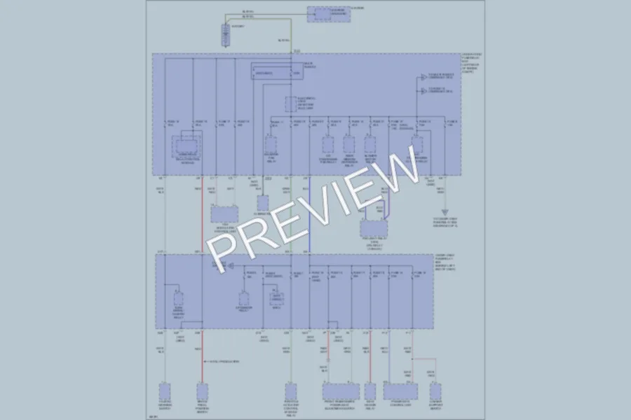 2004 Acura TL Power Distribution wiring diagram preview