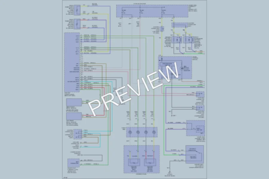 2004 Acura TL Supplemental Restraints wiring diagram preview