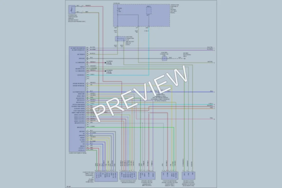 2004 Acura TSX Air Conditioning wiring diagram preview