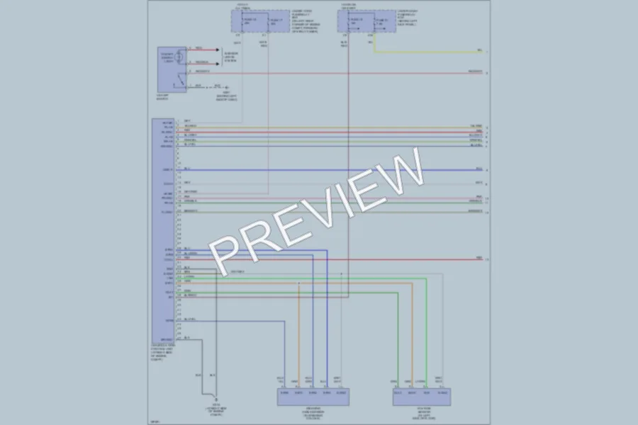 2004 Acura TSX Anti Lock Brakes wiring diagram preview