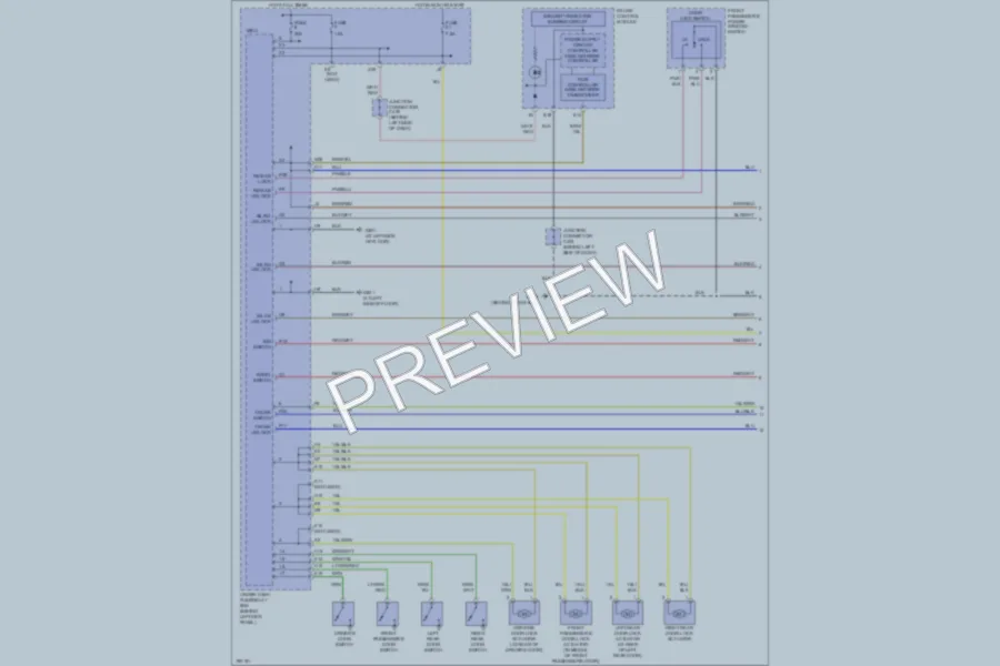 2004 Acura TSX Anti Theft wiring diagram preview