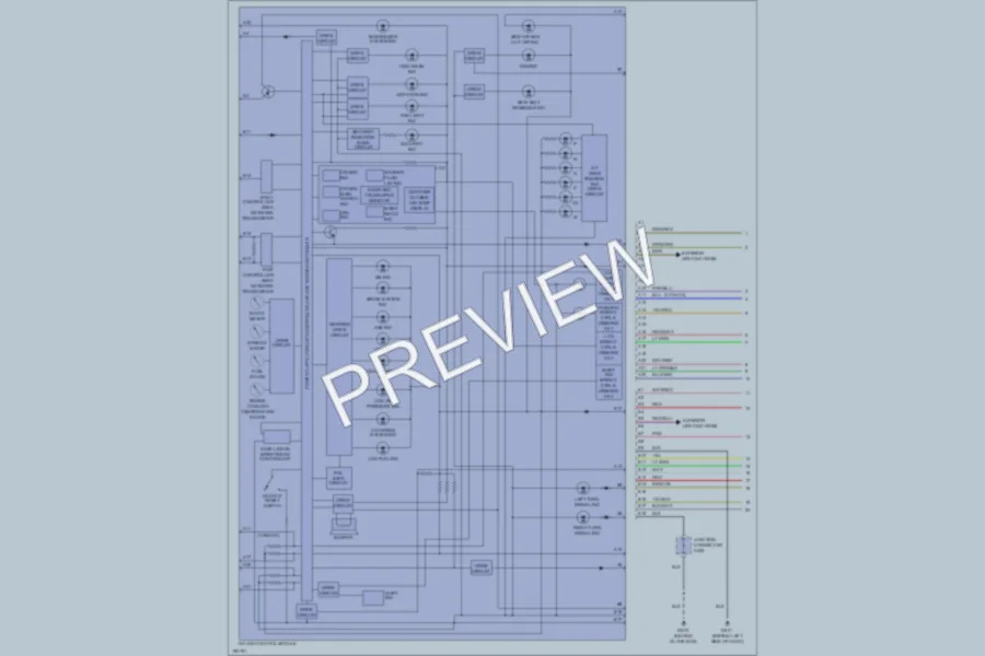 2004 Acura TSX Instrument Cluster wiring diagram preview