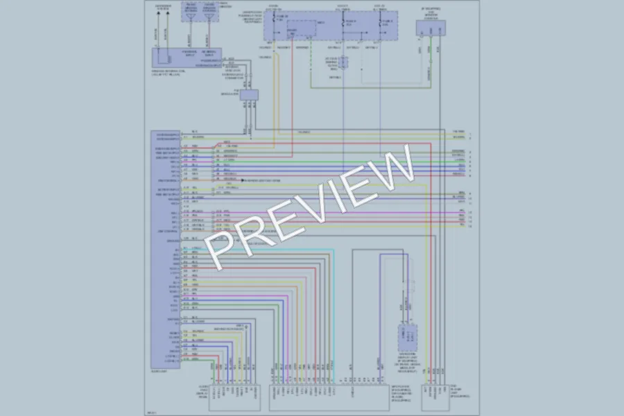 2004 Acura TSX Radio wiring diagram preview