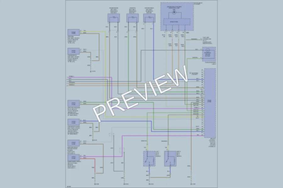 2004 Audi A4 Supplemental Restraints wiring diagram preview