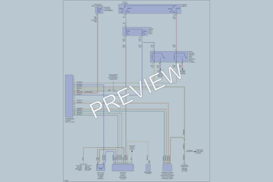 2004 Audi A4 Transmission wiring diagram preview