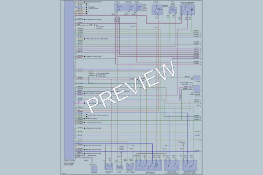 2004 Audi A6 Anti Theft wiring diagram preview