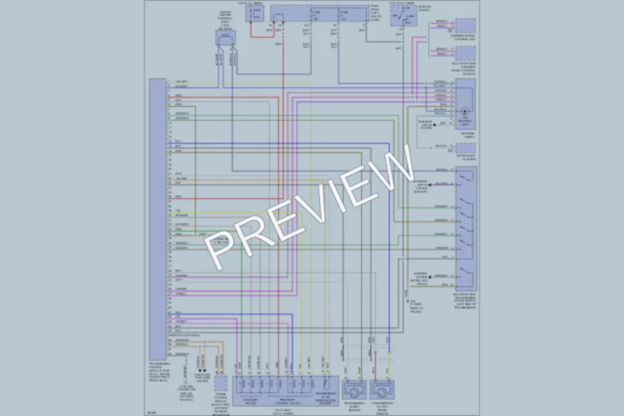 2004 Audi AllroadQuattro Transmission wiring diagram preview