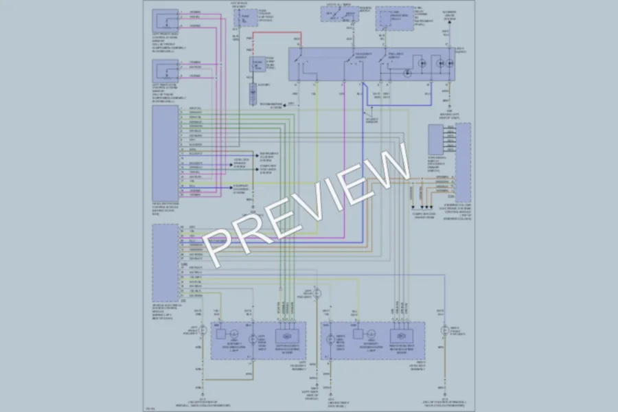 2004 Audi S4 Headlights wiring diagram preview