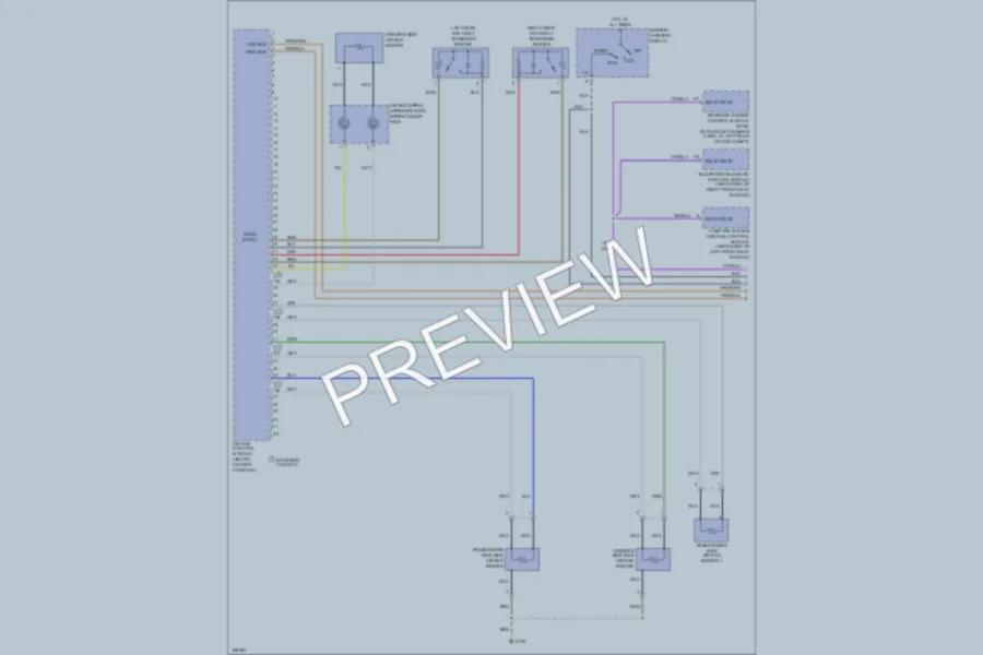 2004 Audi S4 Supplemental Restraints wiring diagram preview