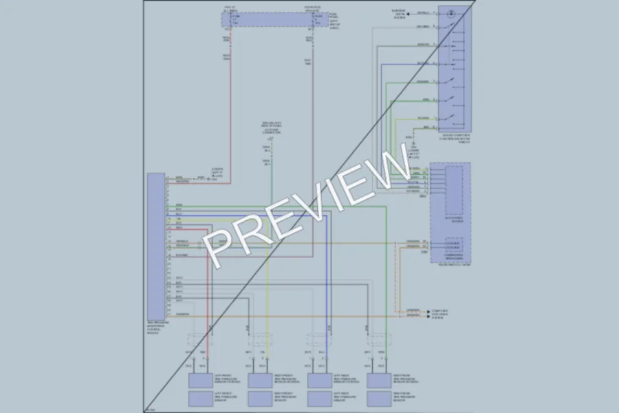 2004 Audi TT Warning Systems wiring diagram preview