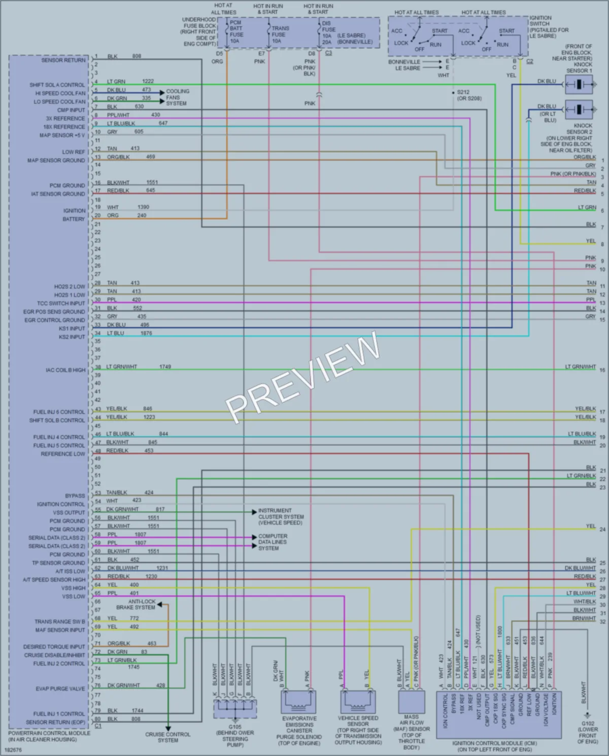 2004 Buick LeSabre Engine Performance wiring diagram preview