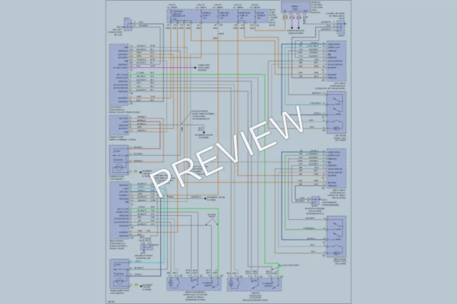 2004 Buick LeSabre Power Door Locks wiring diagram preview