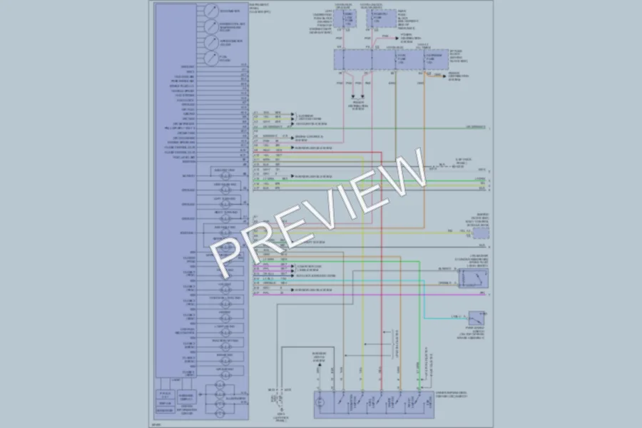 2004 Buick ParkAvenue Instrument Cluster wiring diagram preview