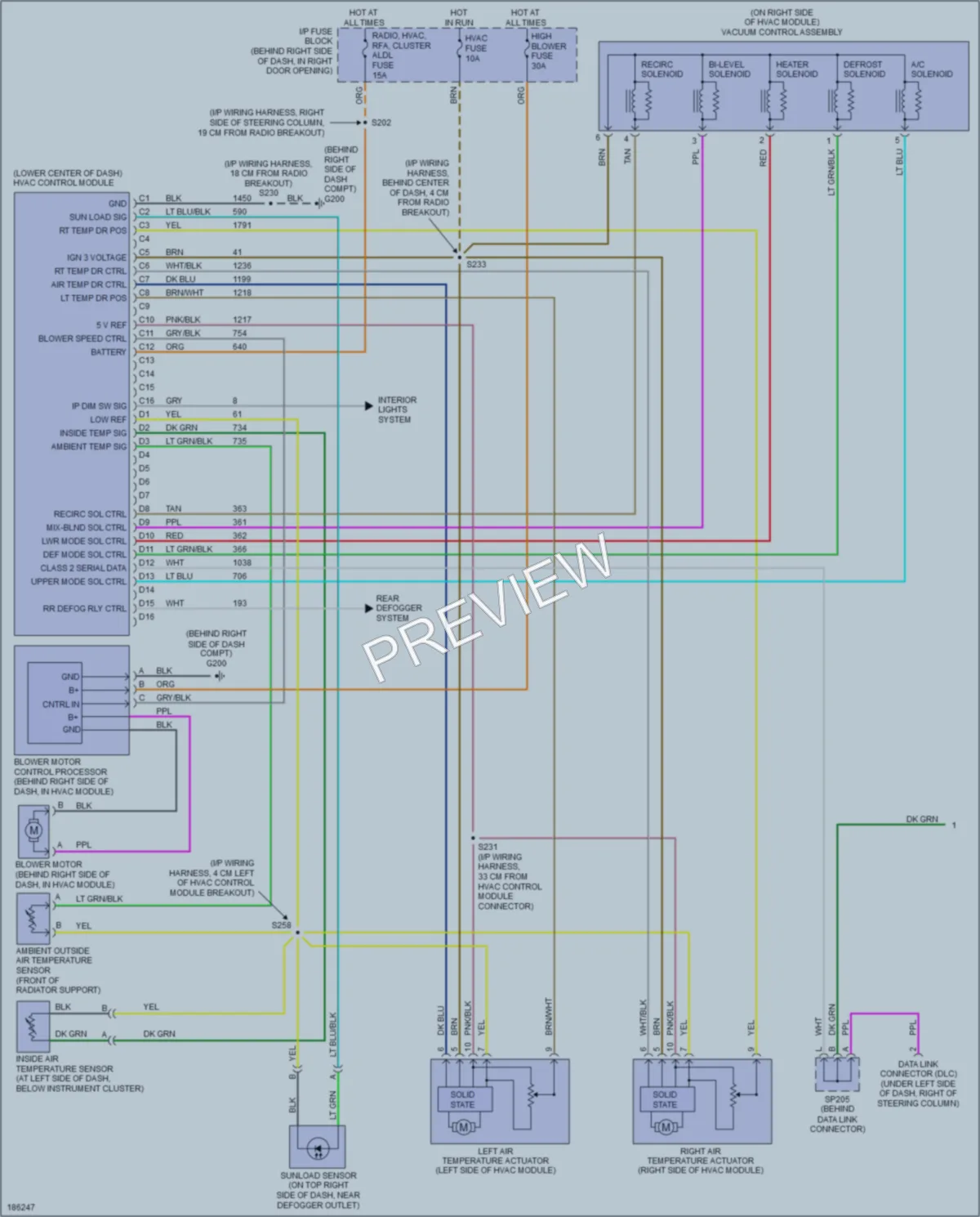 2004 Buick Regal Air Conditioning wiring diagram preview