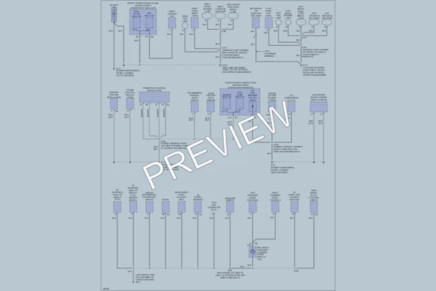 2004 Buick Rendezvous Ground Distribution wiring diagram preview