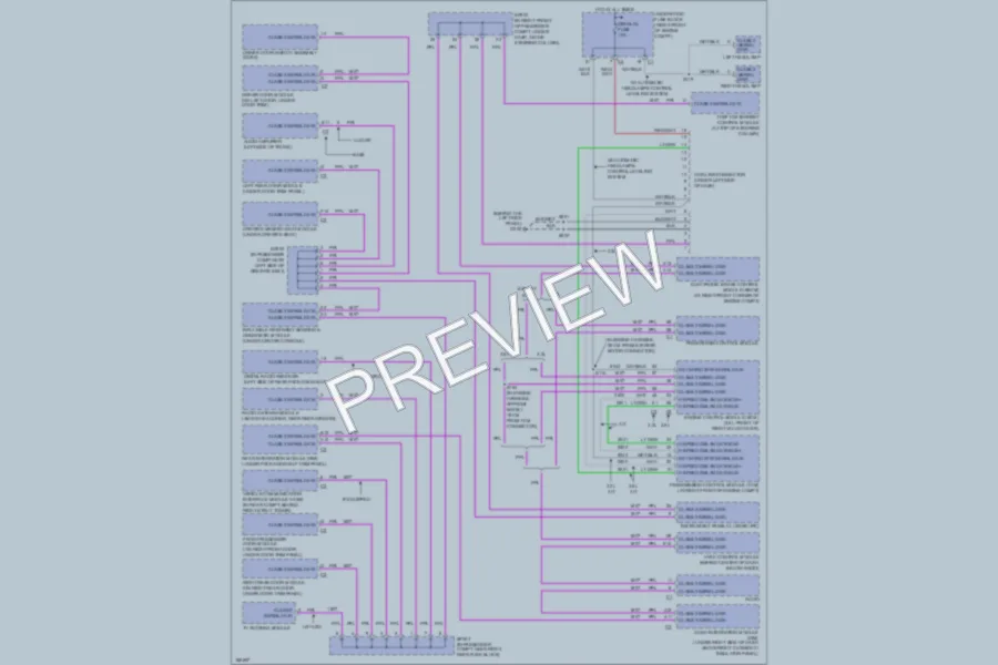 2004 Cadillac CTS Computer Data Lines wiring diagram preview
