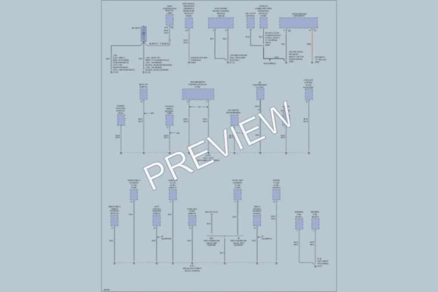 2004 Cadillac CTS Ground Distribution wiring diagram preview
