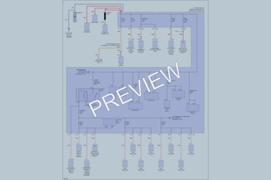 2004 Cadillac DeVille Power Distribution wiring diagram preview