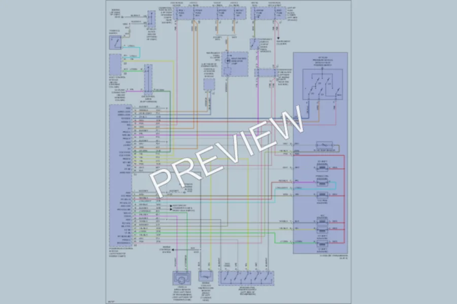 2004 Cadillac Escalade Transmission wiring diagram preview